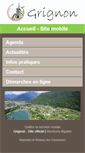 Mobile Screenshot of grignon.fr
