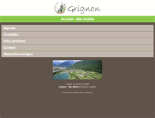 Tablet Screenshot of grignon.fr